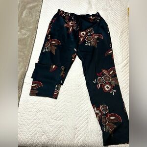 Silky dress pants, festive, European, elastic waste